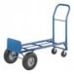 Lavex 500 lb. Blue 2-in-1 Convertible Hand Truck With 10