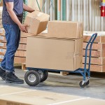 Lavex 500 lb. Blue 2-in-1 Convertible Hand Truck With 10