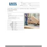 Lavex 500 lb. Blue 2-in-1 Convertible Hand Truck With 10