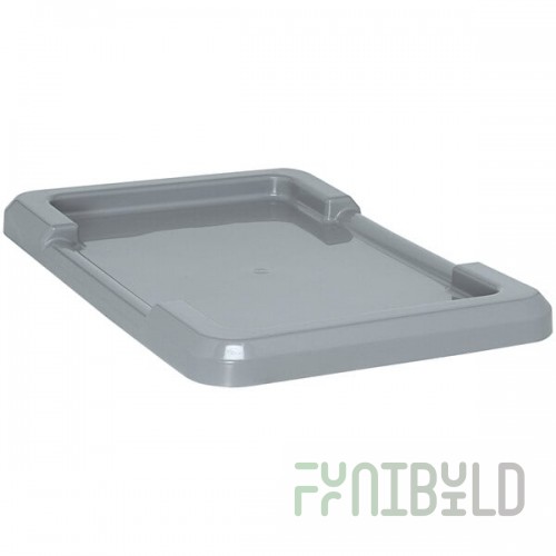 Quantum LID25168GY Gray Lid for TUB2516-8 Cross Stack Tub