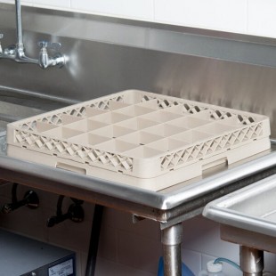 Vollrath TR13B-32 Traex® Low Profile Full-Size Beige 25-Compartment 2 1/16 Vollrath TR13B-32 Traex® Low Profile Full-Size Beige 25-Compartment 2 1/16