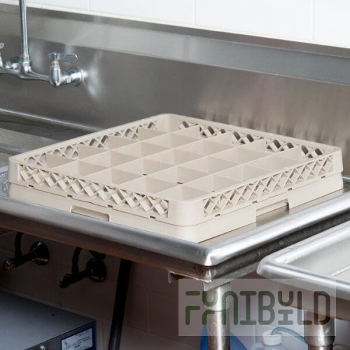 Vollrath TR13B-32 Traex® Low Profile Full-Size Beige 25-Compartment 2 1/16