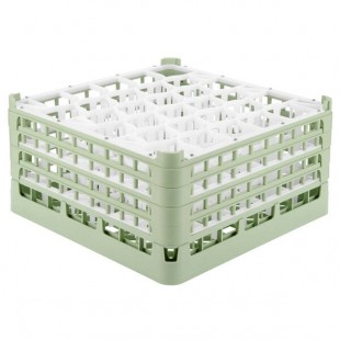 Vollrath 52846 Signature Lemon Drop Full-Size Light Green 30-Compartment 9 1/16