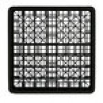 Vollrath TR9EEEEE Traex® Full-Size Black 49-Compartment 11