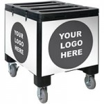 IRP Customizable Signature Series Mini Rack with Casters, Slanted Racks, and Graphics 6751044