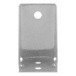 Metro SBES Super Erecta Stainless Steel Post-Type Wall Mount Replacement End Bracket