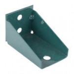 Metro SBES Super Erecta Stainless Steel Post-Type Wall Mount Replacement End Bracket