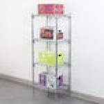 Metro A316C Super Adjustable Chrome Wire Stationary 4-Shelf Shelving Unit - 18