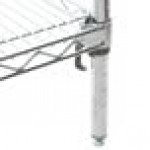 Metro A316C Super Adjustable Chrome Wire Stationary 4-Shelf Shelving Unit - 18