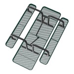 Lifeyard 8' Green Expanded Metal ADA Picnic Table Lifeyard 8' Green Expanded Metal ADA Picnic Table