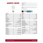 Satco S29815 15 Watt Frosted Warm White Omni-Directional LED Light Bulb - 120V (A19)