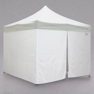 Caravan Canopy 21003206010 Classic 10' x 10' White Heavy-Duty Commercial Grade Instant Canopy Deluxe Kit with Side Walls Caravan Canopy 21003206010 Classic 10' x 10' White Heavy-Duty Commercial Grade Instant Canopy Deluxe Kit with Side Walls