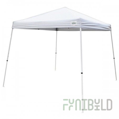 Caravan Canopy 21007800010 V-Series 2 10' x 10' White Slant Leg Instant Canopy