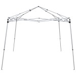 Caravan Canopy 21007800010 V-Series 2 10' x 10' White Slant Leg Instant Canopy