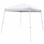 Caravan Canopy 21007800010 V-Series 2 10' x 10' White Slant Leg Instant Canopy