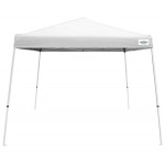 Caravan Canopy 21007800010 V-Series 2 10' x 10' White Slant Leg Instant Canopy