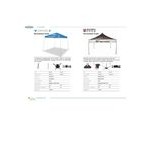 Caravan Canopy 21007800010 V-Series 2 10' x 10' White Slant Leg Instant Canopy