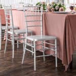 Lancaster Table & Seating Steel Reinforced Heavy-Duty Silver Resin Chiavari Chair Lancaster Table & Seating Steel Reinforced Heavy-Duty Silver Resin Chiavari Chair