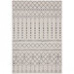 Abani Casa Collection 3' x 5' Cream / Gray Moroccan Trellis Area Rug