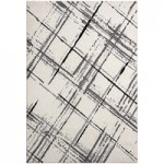 Abani Casa Collection 3' x 5' Cream / Gray Moroccan Trellis Area Rug