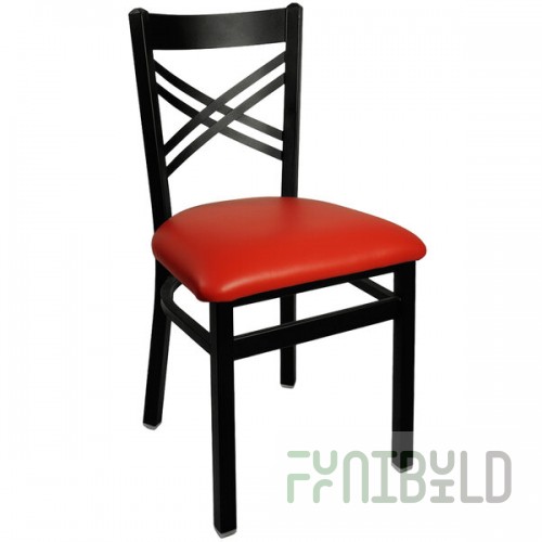 BFM Seating Akrin Metal Chair with 2