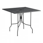Lancaster Table & Seating Harbor Black Steel Mesh Outdoor Arm Chair Lancaster Table & Seating Harbor Black Steel Mesh Outdoor Arm Chair