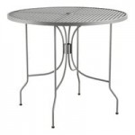 Lancaster Table & Seating Harbor Black Steel Mesh Outdoor Arm Chair Lancaster Table & Seating Harbor Black Steel Mesh Outdoor Arm Chair