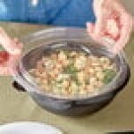 Visions Clear PET Plastic Flat Lid for 24 and 32 oz. Round Bowls - 25/Pack Visions Clear PET Plastic Flat Lid for 24 and 32 oz. Round Bowls - 25/Pack