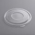 Visions Clear PET Plastic Flat Lid for 24 and 32 oz. Round Bowls - 25/Pack Visions Clear PET Plastic Flat Lid for 24 and 32 oz. Round Bowls - 25/Pack