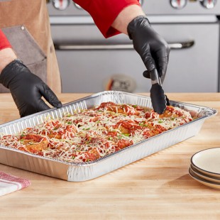 Choice Full Size Heavy-Duty Foil Steam Table Pan Medium 2 3/16 Choice Full Size Heavy-Duty Foil Steam Table Pan Medium 2 3/16