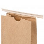 Choice 1 lb. Brown Kraft Customizable Paper Coffee Bag with Reclosable Tin Tie - 1,000/Case Choice 1 lb. Brown Kraft Customizable Paper Coffee Bag with Reclosable Tin Tie - 1,000/Case