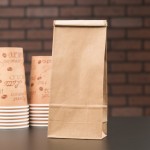 Choice 1 lb. Brown Kraft Customizable Paper Coffee Bag with Reclosable Tin Tie - 1,000/Case Choice 1 lb. Brown Kraft Customizable Paper Coffee Bag with Reclosable Tin Tie - 1,000/Case