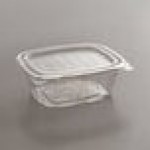 Dart ClearPac SafeSeal 12 oz. Tamper-Resistant, Tamper-Evident Hinged Container with Flat Lid - 200/Case Dart ClearPac SafeSeal 12 oz. Tamper-Resistant, Tamper-Evident Hinged Container with Flat Lid - 200/Case