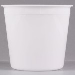 Placon 168 oz. Translucent Round Deli Container - 100/Case