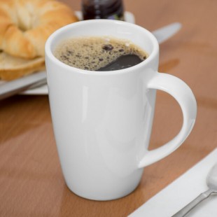 Libbey Slenda 12 oz. Royal Rideau White Porcelain Mug - Sample Libbey Slenda 12 oz. Royal Rideau White Porcelain Mug - Sample