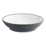 Acopa Embers 48 oz. Midnight Blue Matte Stoneware Pasta Bowl - Sample Acopa Embers 48 oz. Midnight Blue Matte Stoneware Pasta Bowl - Sample