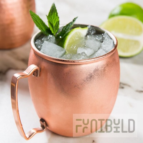 Acopa Alchemy 16 oz. Copper Moscow Mule Mug - Sample