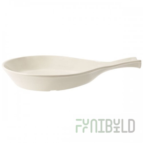 GET SK-2-IV Diamond Ivory 16 oz. Melamine Skillet - 12/Case