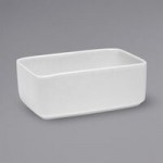 Oneida Tundra by 1880 Hospitality F1400000634 20 oz. Oval Warm White China Baker Dish - 24/Case Oneida Tundra by 1880 Hospitality F1400000634 20 oz. Oval Warm White China Baker Dish - 24/Case