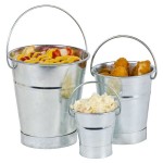 American Metalcraft GP3 Mini Galvanized Pail - 3 1/2 American Metalcraft GP3 Mini Galvanized Pail - 3 1/2