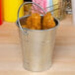 American Metalcraft GP3 Mini Galvanized Pail - 3 1/2 American Metalcraft GP3 Mini Galvanized Pail - 3 1/2