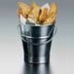 American Metalcraft GP3 Mini Galvanized Pail - 3 1/2 American Metalcraft GP3 Mini Galvanized Pail - 3 1/2