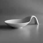 Schonwald 9356116 Signature 11 oz. White Porcelain Spoon-Shaped Bowl - 6/Case Schonwald 9356116 Signature 11 oz. White Porcelain Spoon-Shaped Bowl - 6/Case