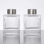 American Metalcraft GSPSR Vintage Collection 2 oz. Ribbed Square Glass Salt and Pepper Shaker Set - 12/Case American Metalcraft GSPSR Vintage Collection 2 oz. Ribbed Square Glass Salt and Pepper Shaker Set - 12/Case