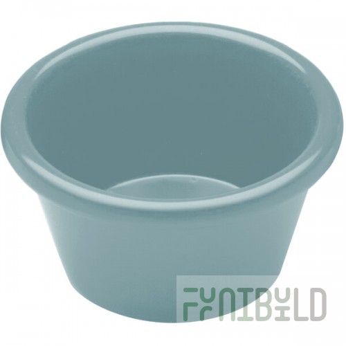 Elite Global Solutions R3SM Cottage Vintage California 3 oz. Cameo Blue Melamine Ramekin - 6/Case