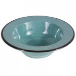 Elite Global Solutions R3SM Cottage Vintage California 3 oz. Cameo Blue Melamine Ramekin - 6/Case