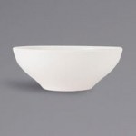 Tuxton VWX-0203 TuxTrendz Zion Matte White 2 oz. China Pipkin Ramekin - 48/Case