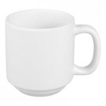 Tuxton VWX-0203 TuxTrendz Zion Matte White 2 oz. China Pipkin Ramekin - 48/Case