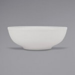 Tuxton VWX-0203 TuxTrendz Zion Matte White 2 oz. China Pipkin Ramekin - 48/Case