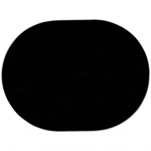 H. Risch, Inc. PLACEMATOVAL17X13BLACK 17